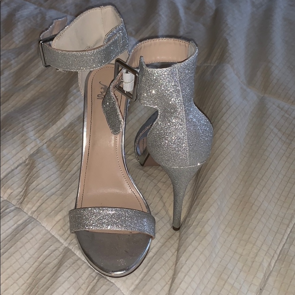 Silver shoes